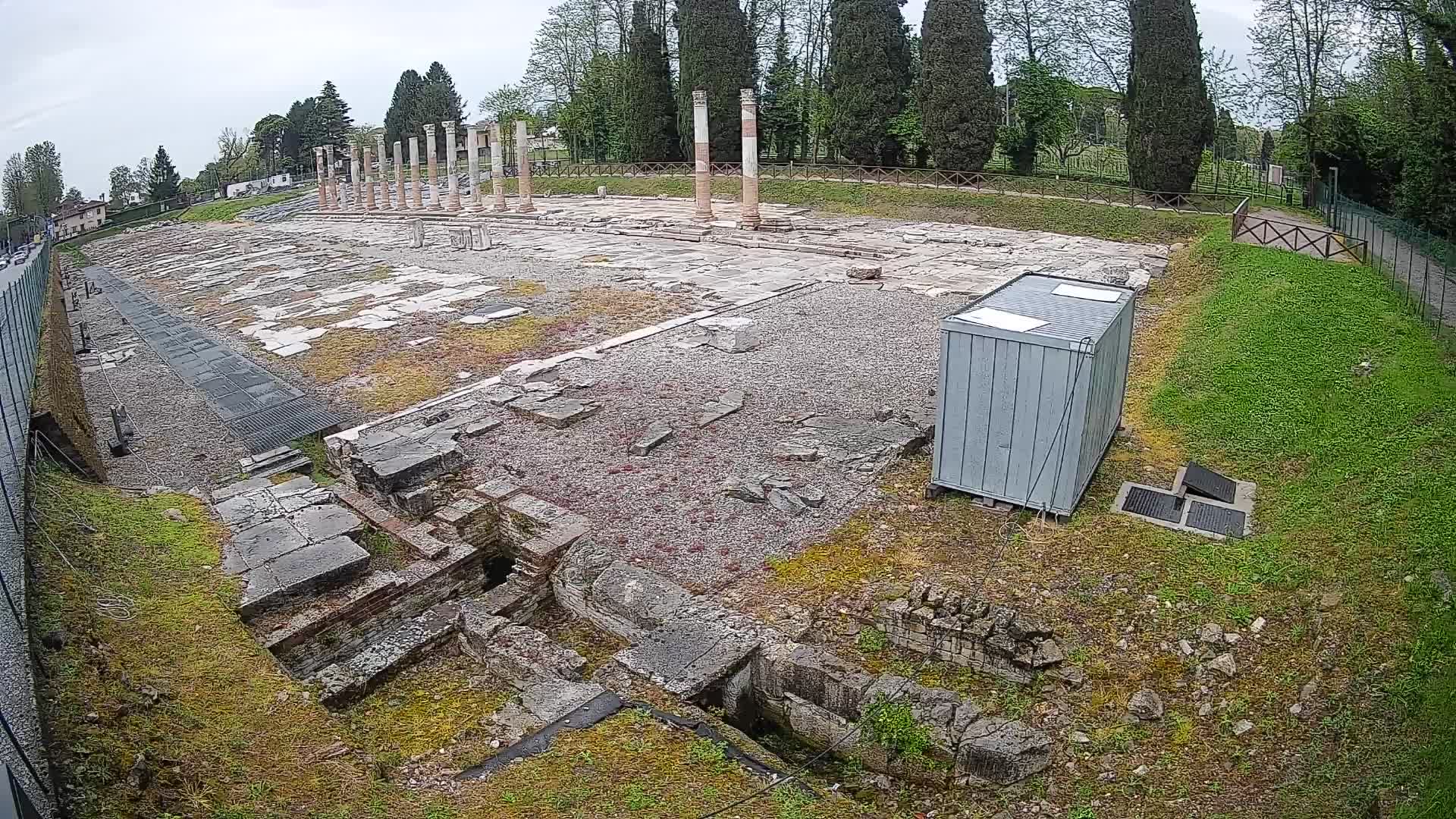 Webcam Foro Romano de Aquileia – Vista en vivo del Foro Romano