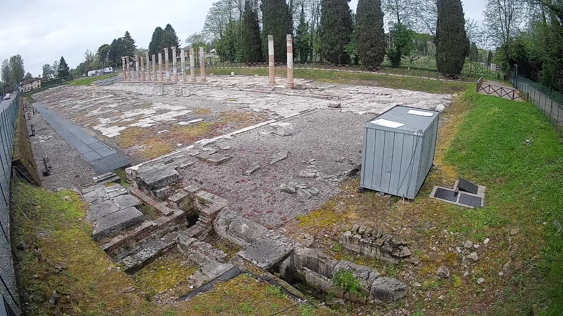Webcam Foro Romano de Aquileia – Vista en vivo del Foro Romano