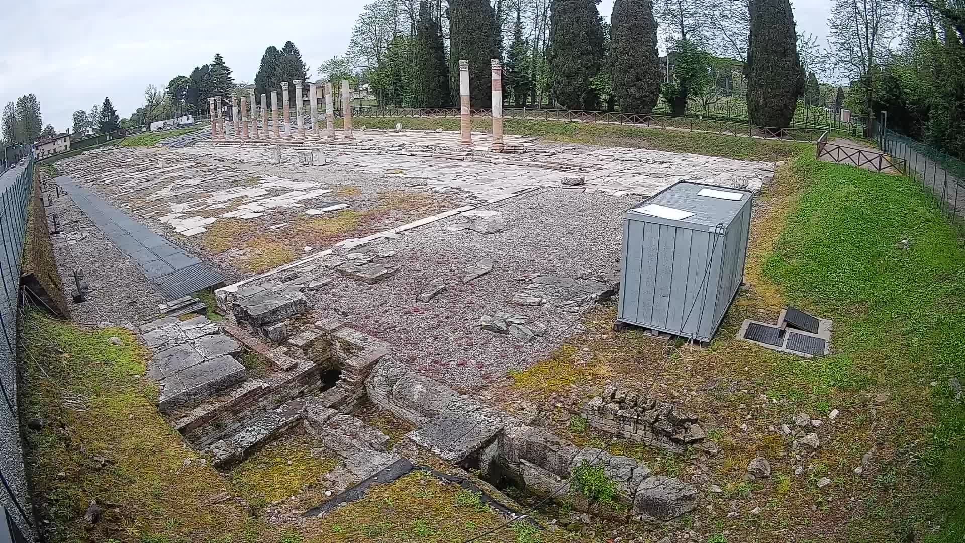 Webcam Forum Romanum von Aquileia – Liveblick auf das antike Zentrum