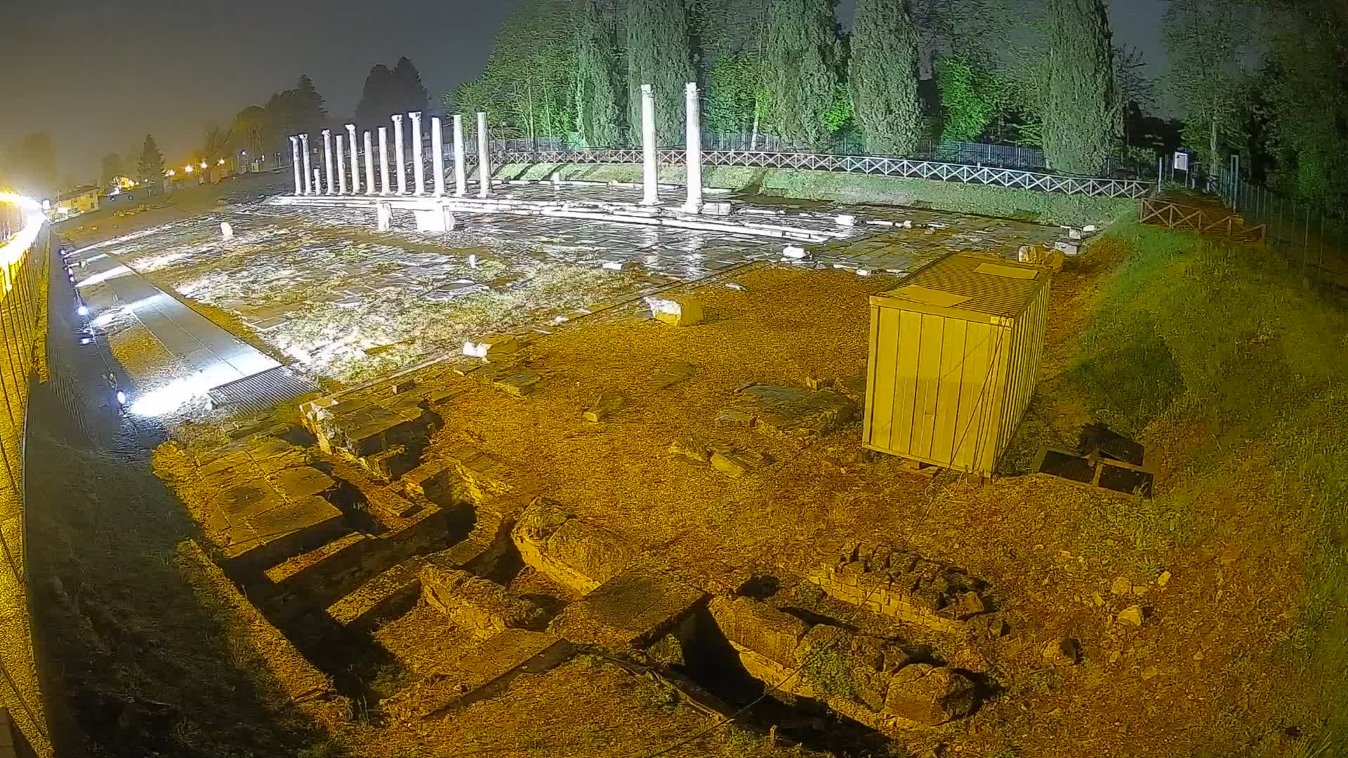 Webcam Foro Romano de Aquileia – Vista en vivo del Foro Romano