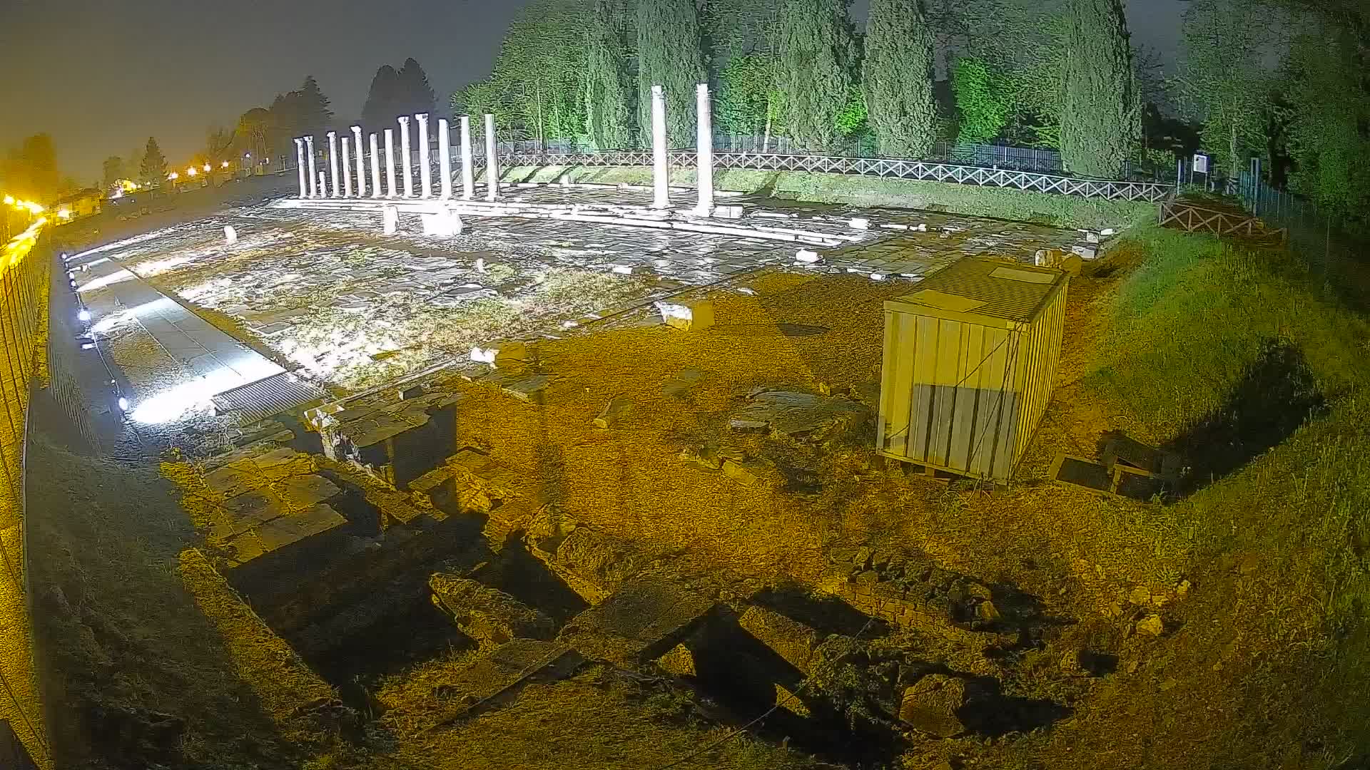 Webcam Forum Romanum von Aquileia – Liveblick auf das antike Zentrum