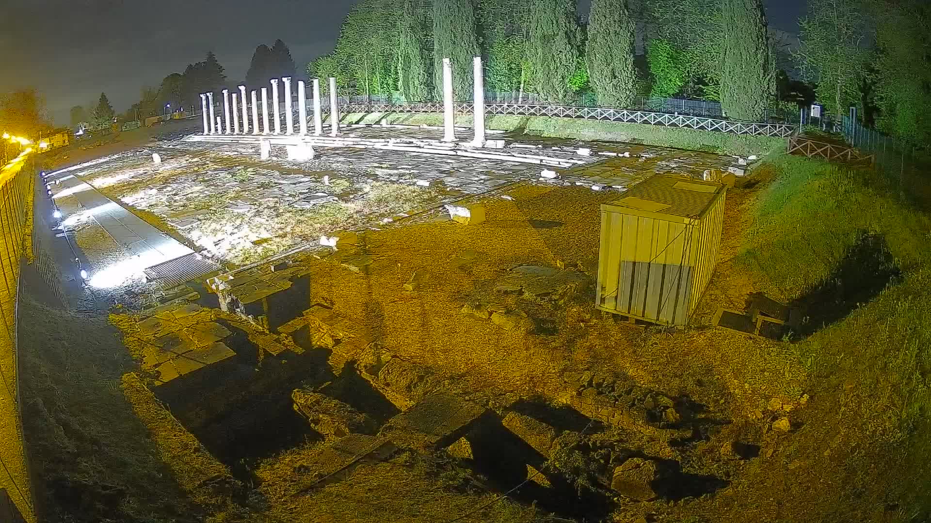 Webcam Forum Romanum von Aquileia – Liveblick auf das antike Zentrum