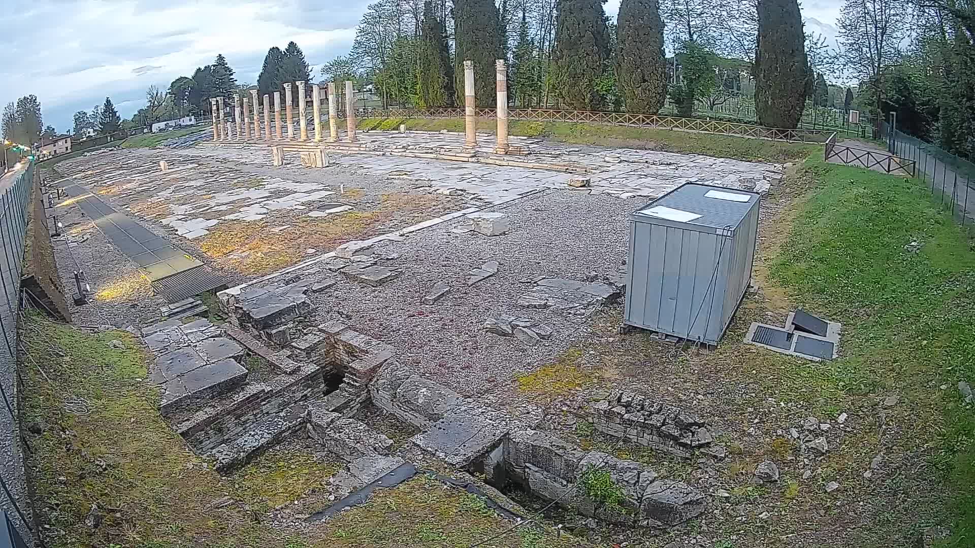 Webcam Forum Romanum von Aquileia – Liveblick auf das antike Zentrum