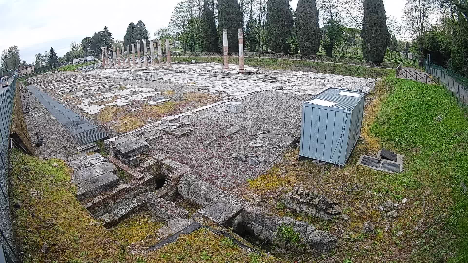 Webcam Forum Romanum von Aquileia – Liveblick auf das antike Zentrum
