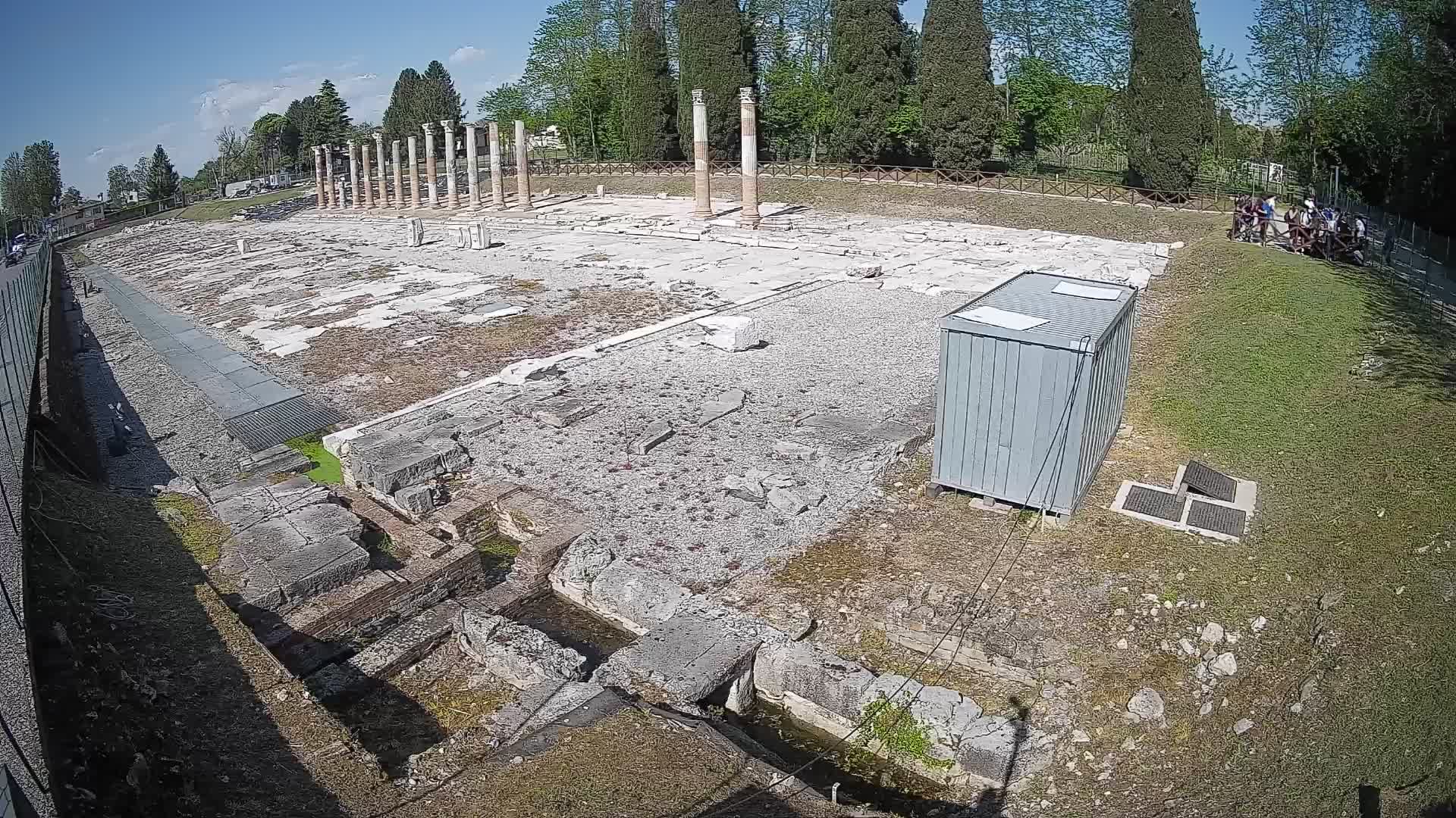 Webcam Forum Romanum von Aquileia – Liveblick auf das antike Zentrum