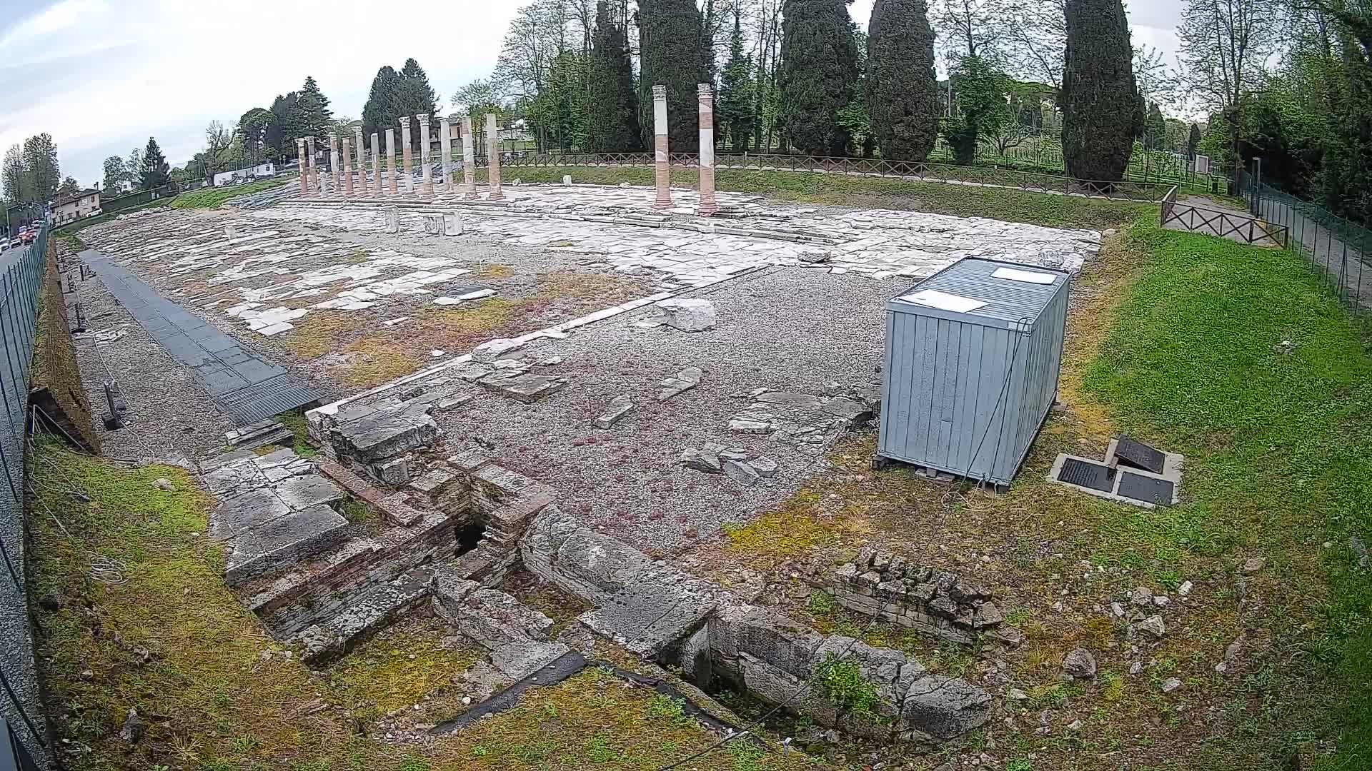 Webcam Foro Romano de Aquileia – Vista en vivo del Foro Romano