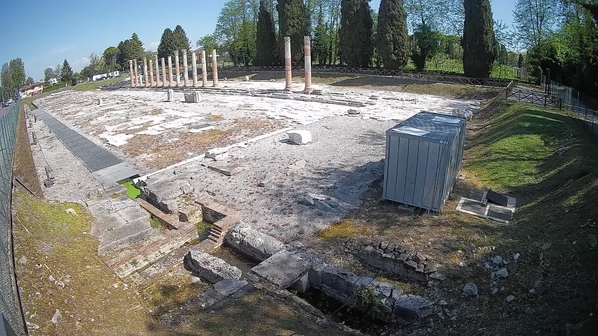 Webcam Foro Romano di Aquileia – Live View of the Ancient Roman Forum