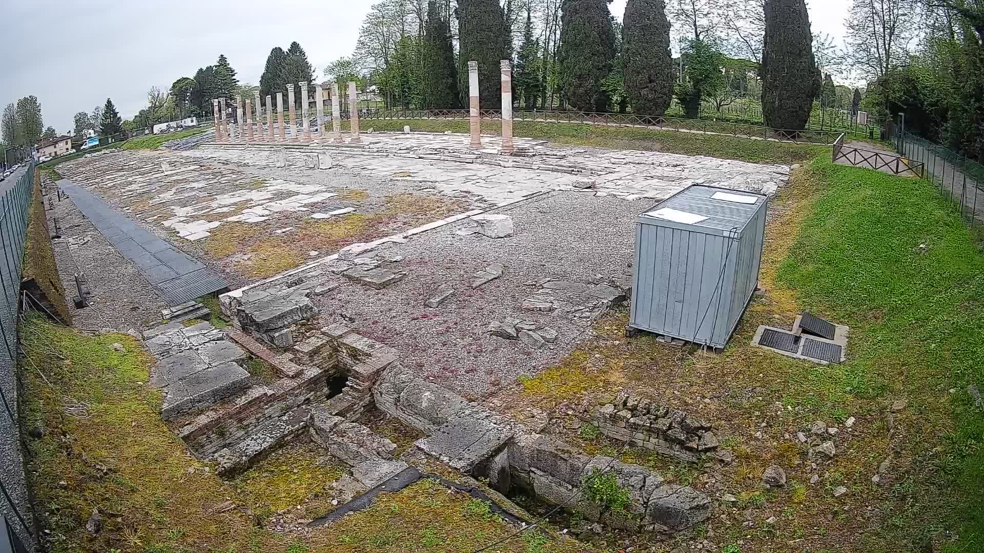 Webcam Forum Romanum von Aquileia – Liveblick auf das antike Zentrum