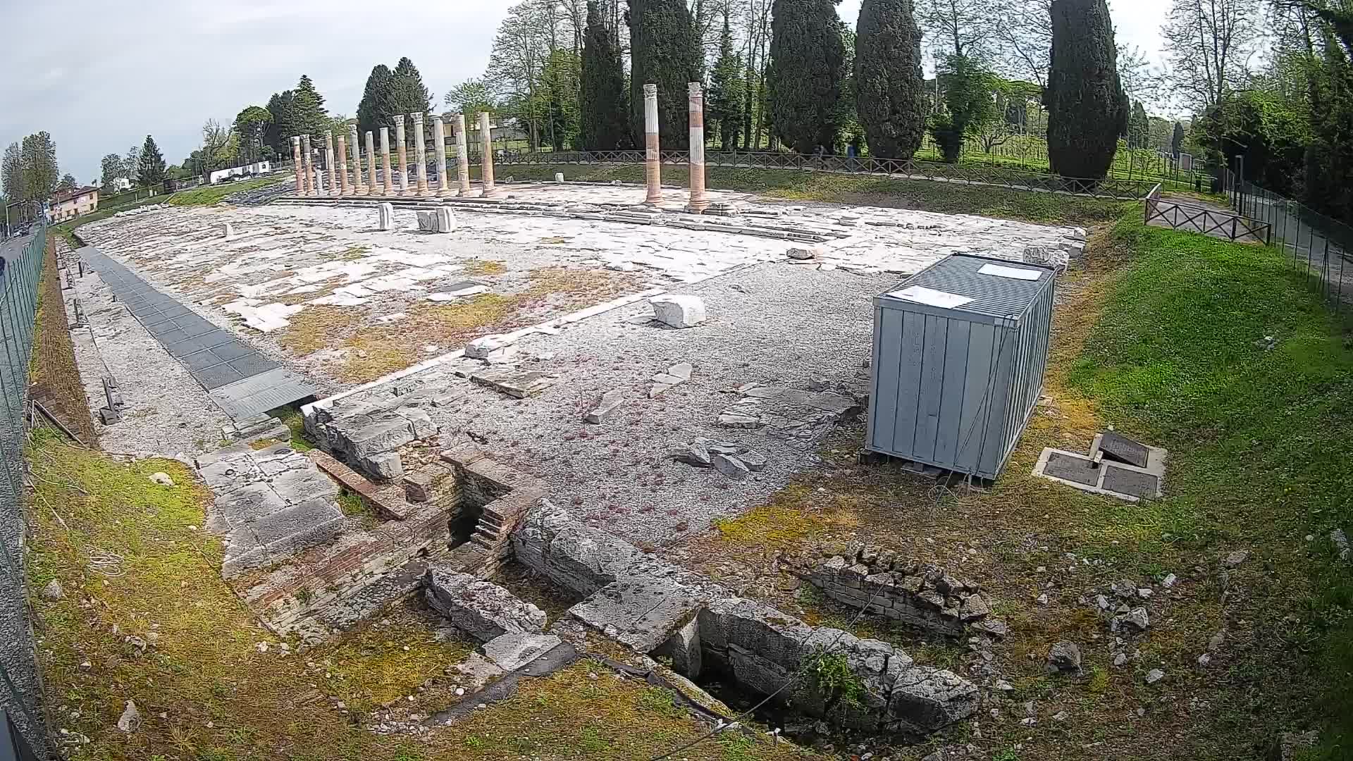 Webcam Forum Romanum von Aquileia – Liveblick auf das antike Zentrum