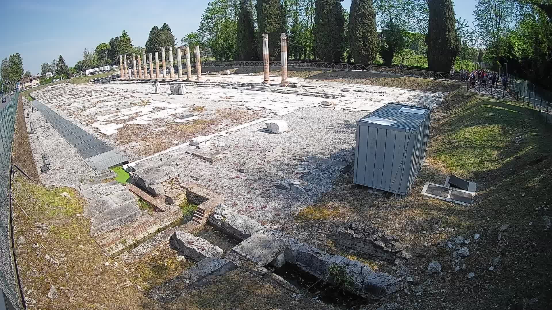 Webcam du Forum Romain d’Aquilée – Vue en direct du site antique