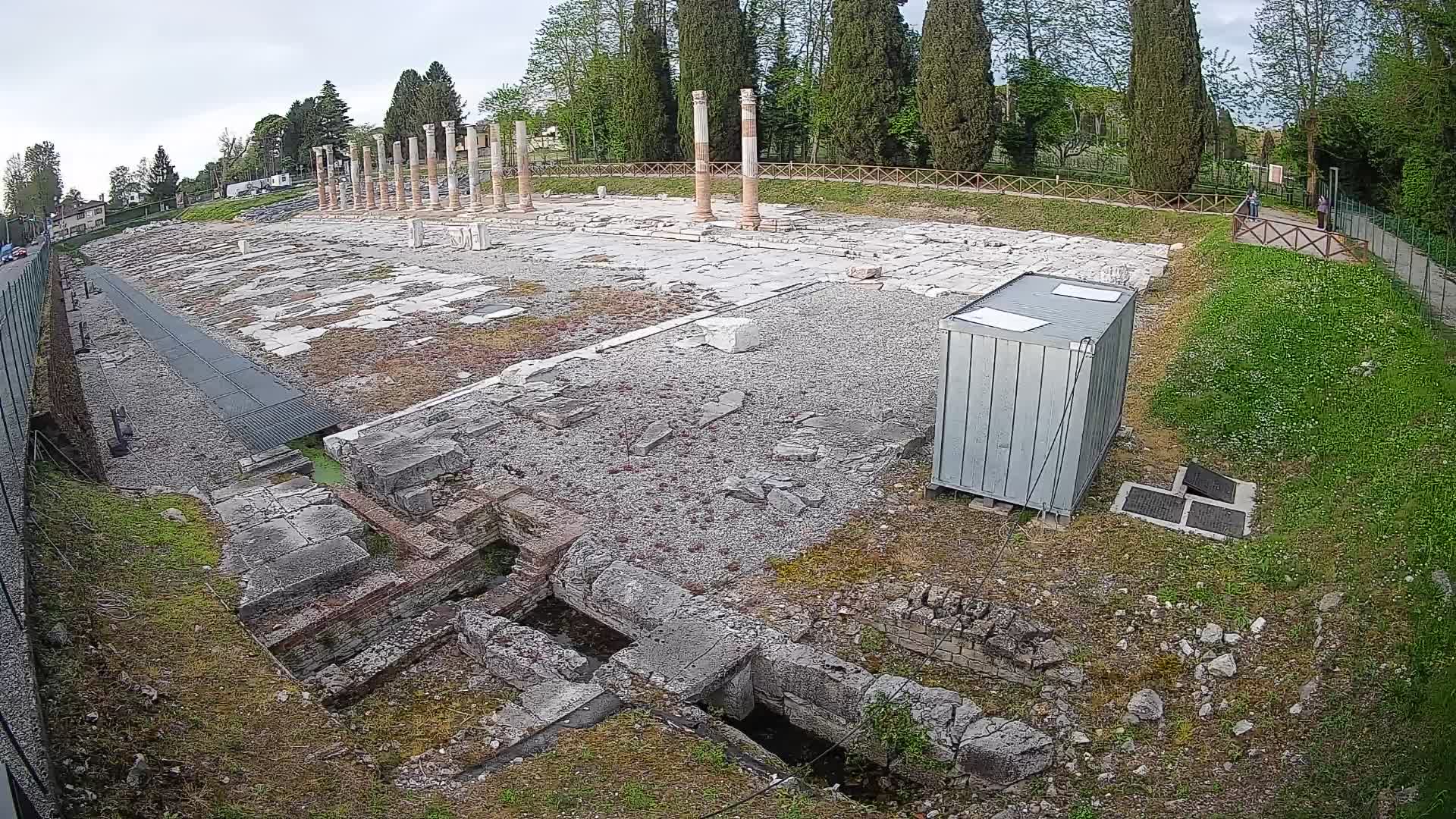 Webcam Forum Romanum von Aquileia – Liveblick auf das antike Zentrum