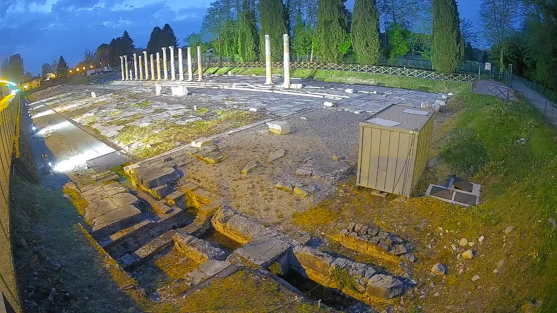 Webcam Forum Romanum von Aquileia – Liveblick auf das antike Zentrum