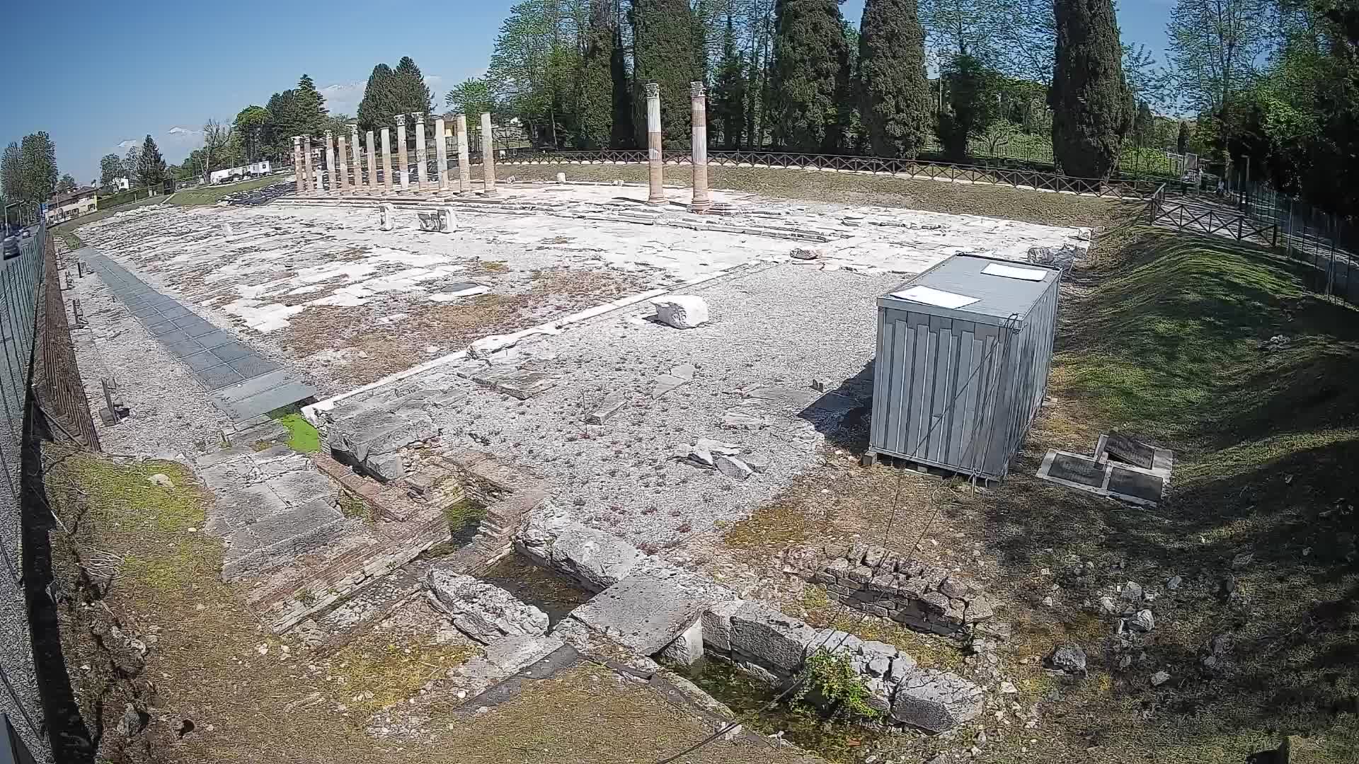Webcam Forum Romanum von Aquileia – Liveblick auf das antike Zentrum
