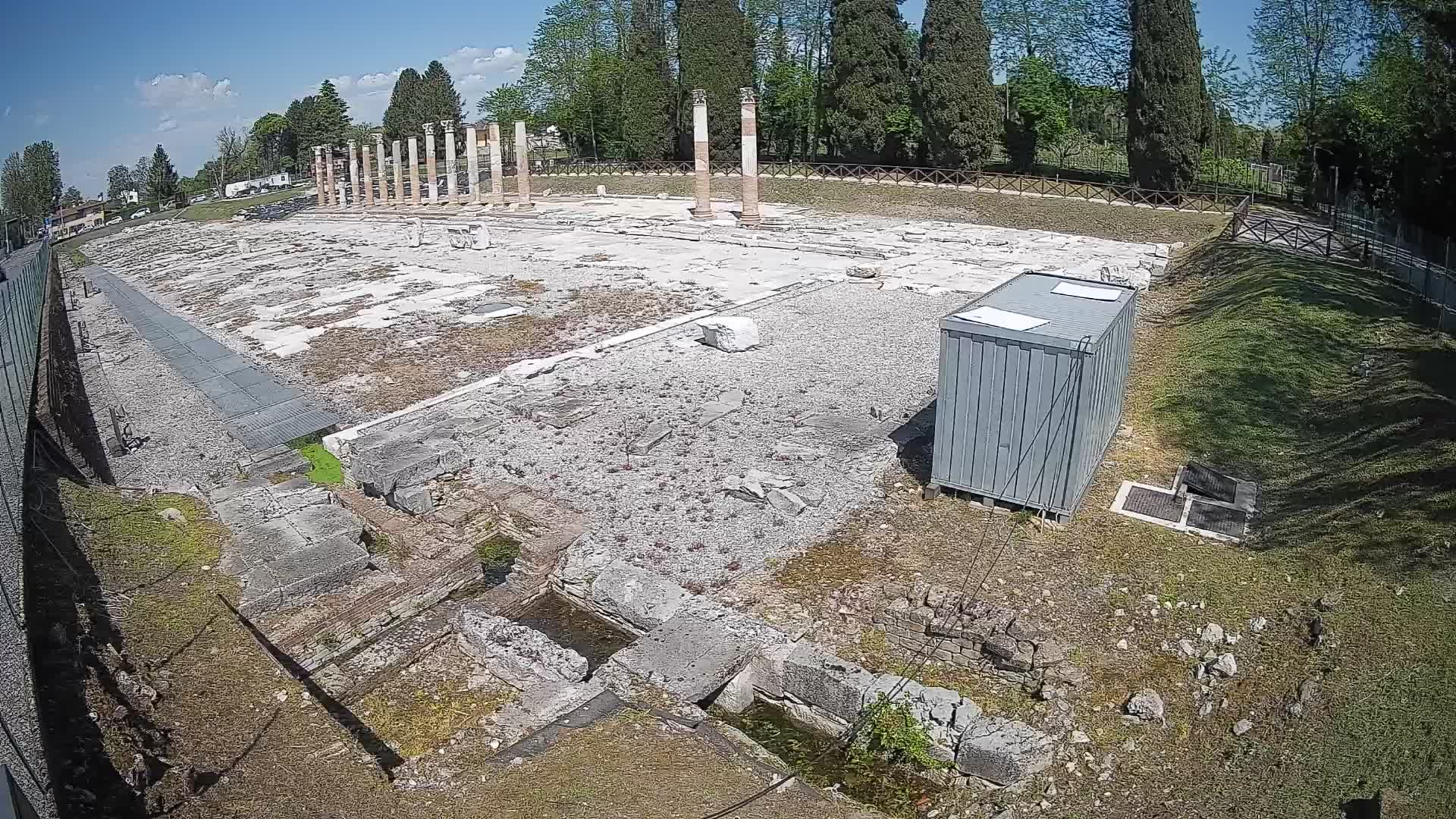 Webcam Foro Romano di Aquileia – Live View of the Ancient Roman Forum