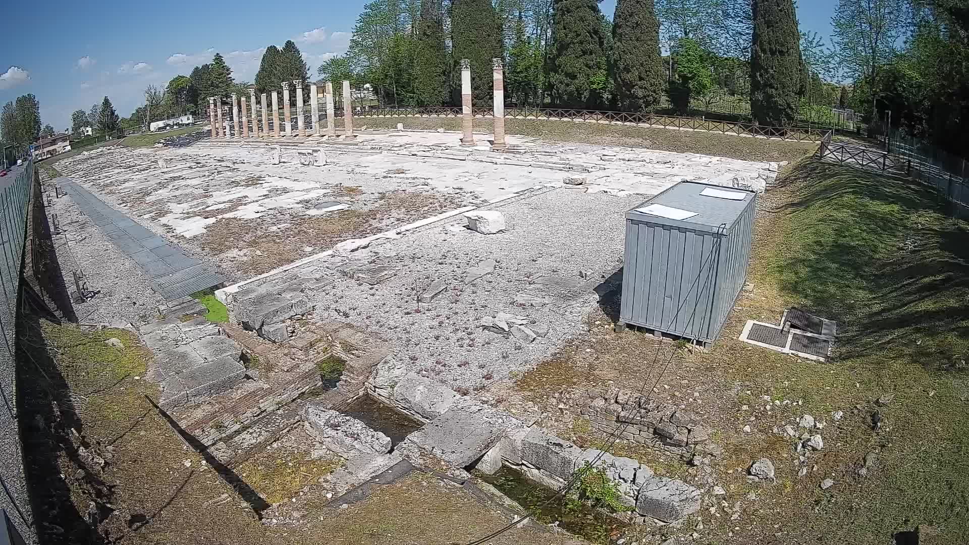 Webcam Forum Romanum von Aquileia – Liveblick auf das antike Zentrum