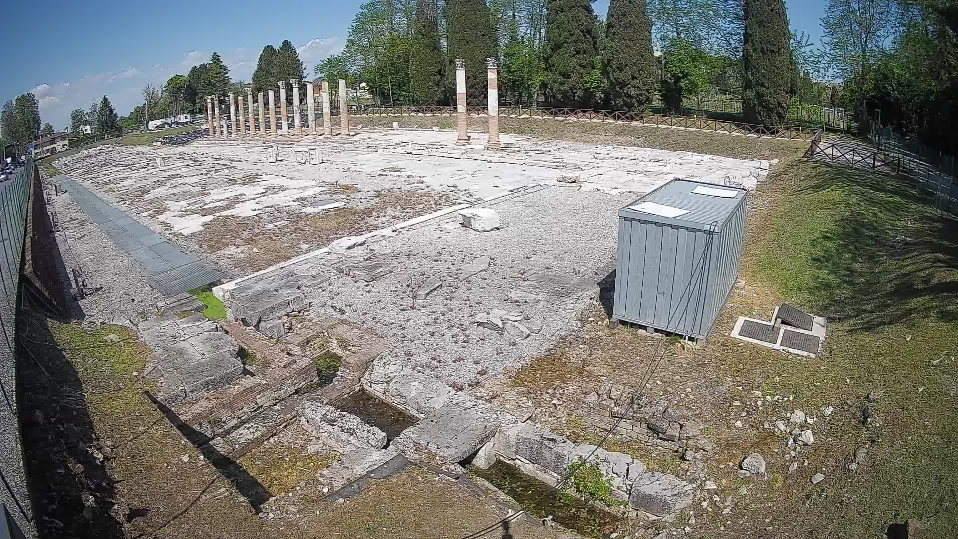 Webcam Forum Romanum von Aquileia – Liveblick auf das antike Zentrum