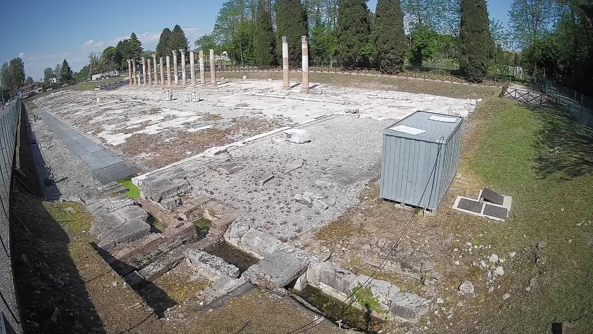 Webcam Forum Romanum von Aquileia – Liveblick auf das antike Zentrum
