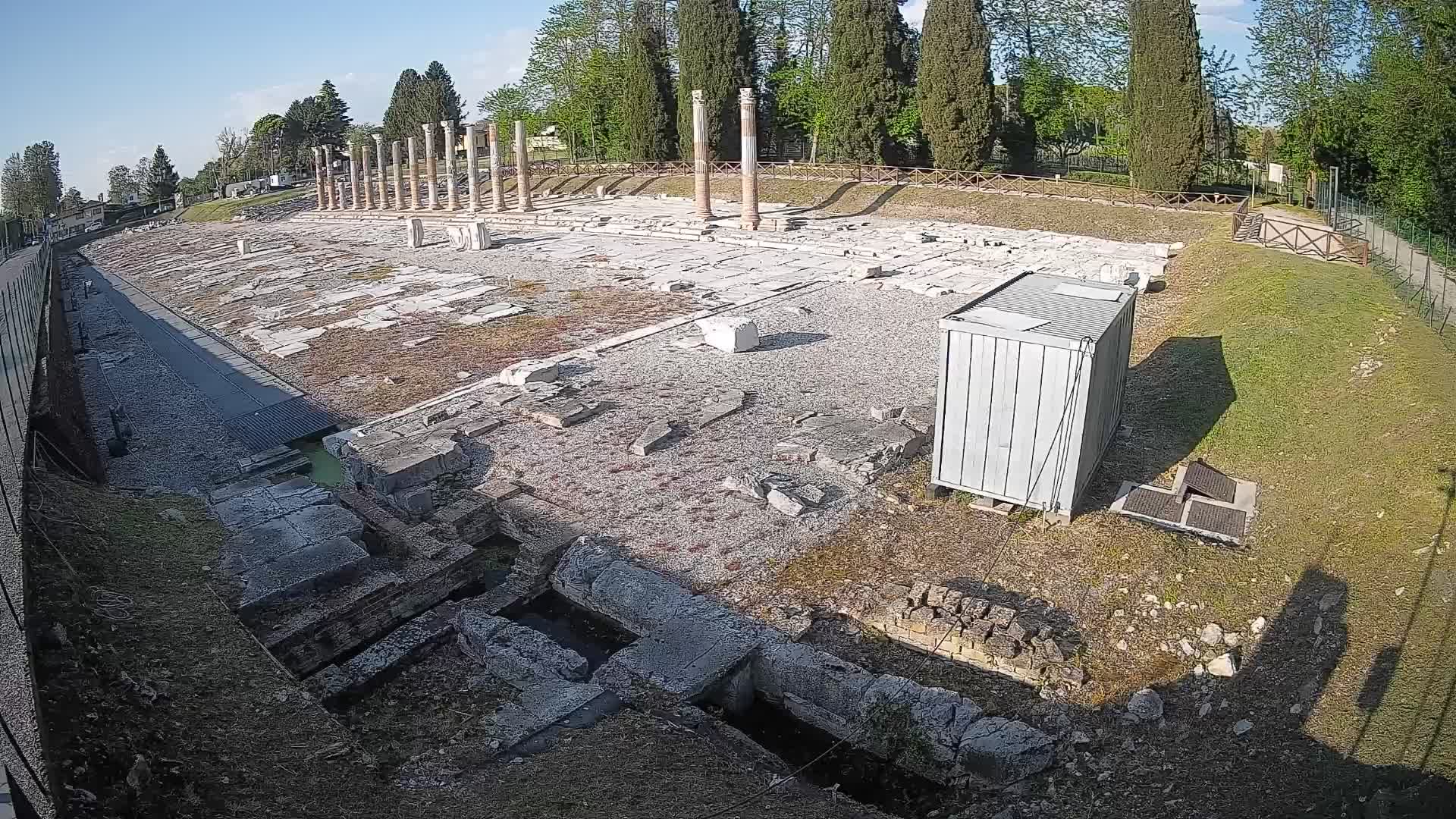 Webcam Foro Romano di Aquileia – Live View of the Ancient Roman Forum