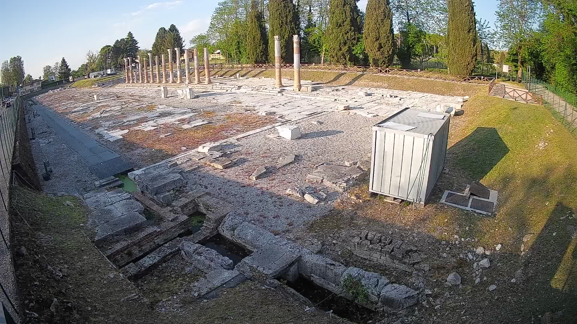 Webcam Foro Romano di Aquileia – Live View of the Ancient Roman Forum