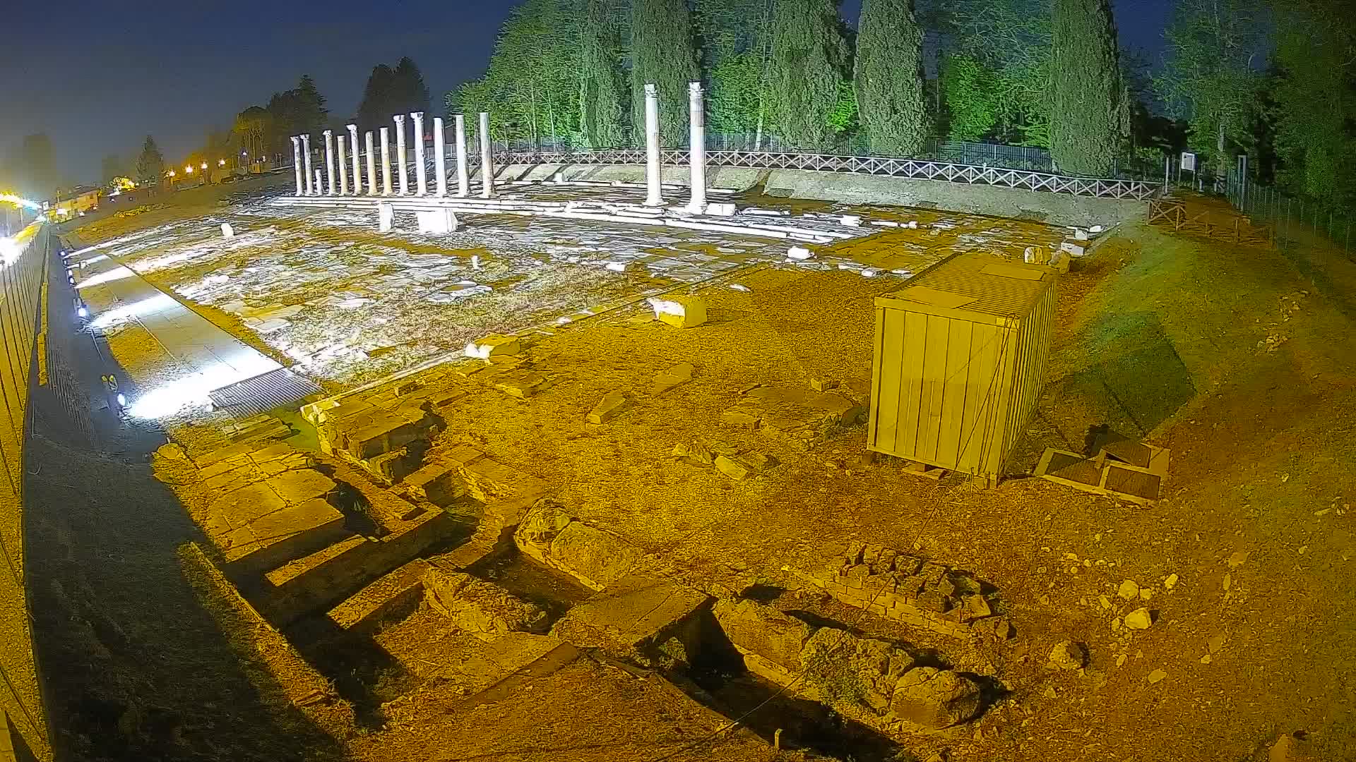 Webcam Forum Romanum von Aquileia – Liveblick auf das antike Zentrum