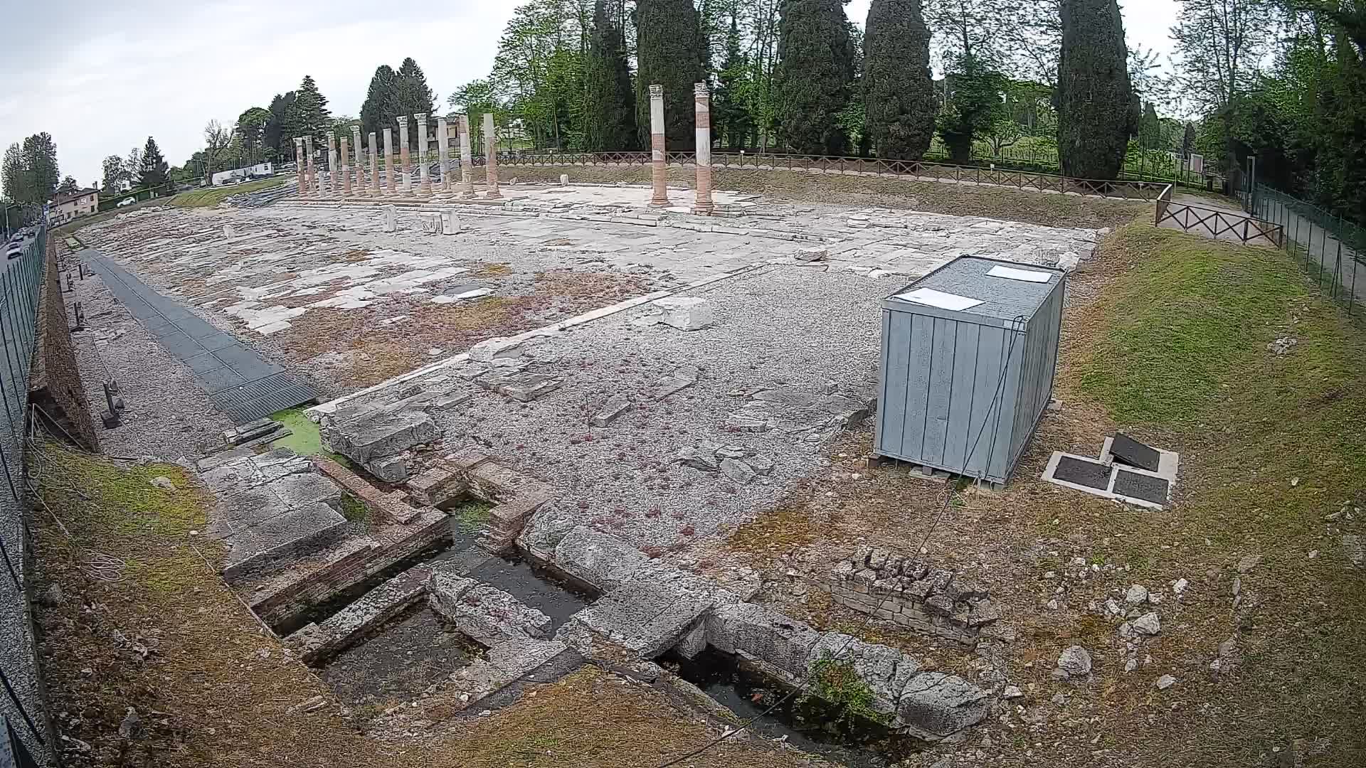 Webcam du Forum Romain d’Aquilée – Vue en direct du site antique