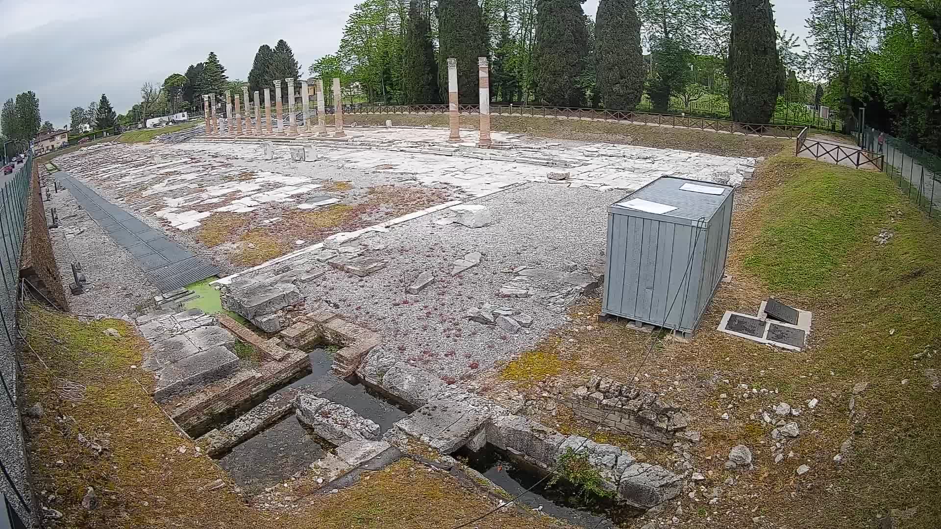 Webcam Foro Romano de Aquileia – Vista en vivo del Foro Romano
