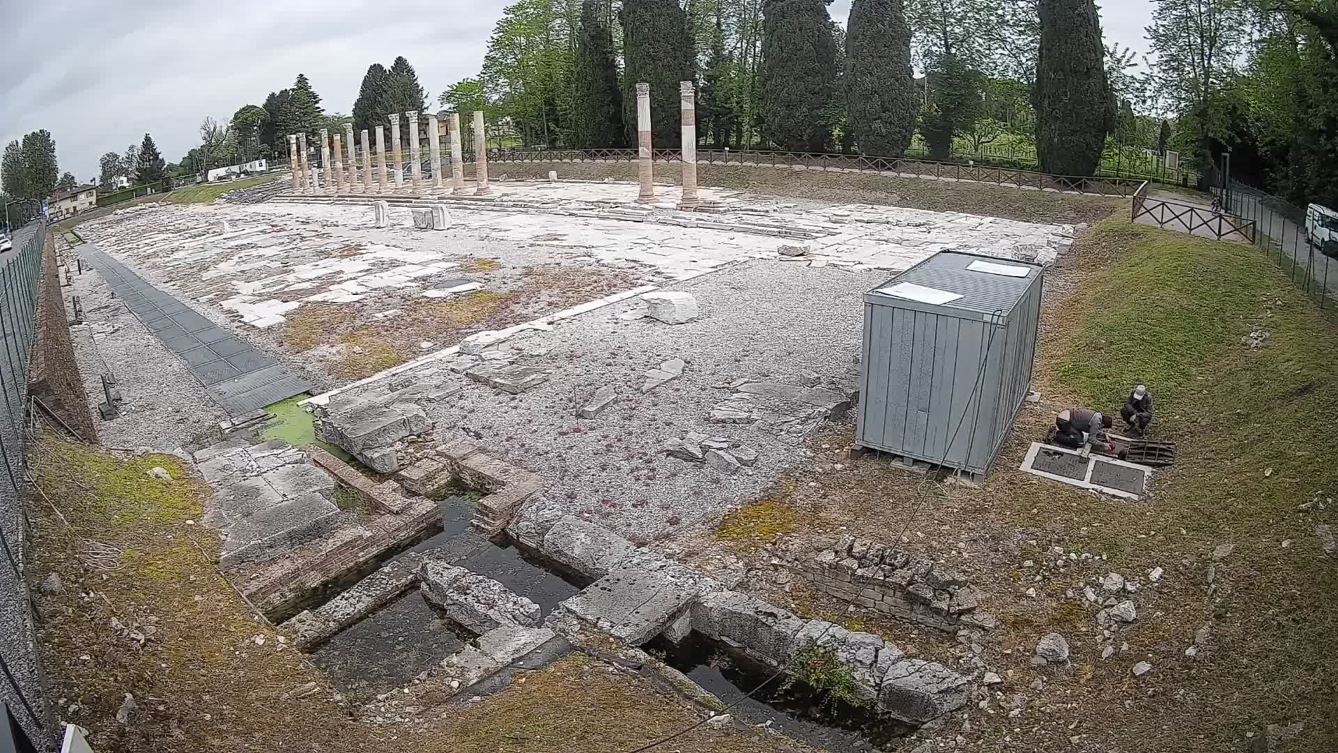 Webcam du Forum Romain d’Aquilée – Vue en direct du site antique