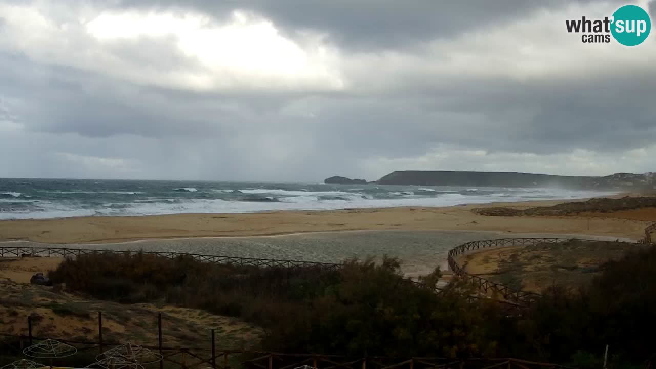 Webcam Torre dei Corsari – Liveblick auf den Strand von Punta Usai