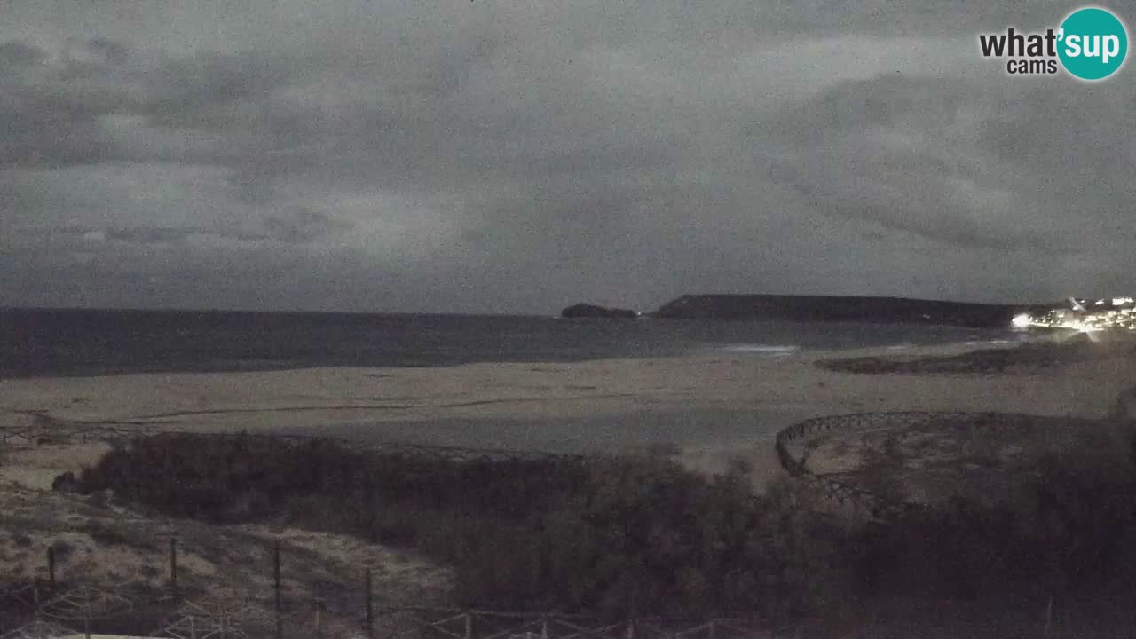 Webcam Torre dei Corsari – Vista live sulla spiaggia da Punta Usai