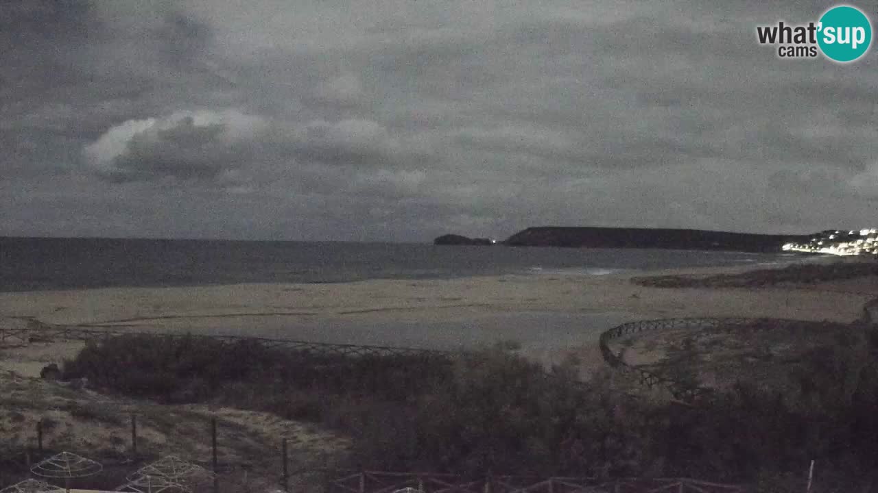Cámara web Torre dei Corsari – Vista en directo de la playa desde Punta Usai