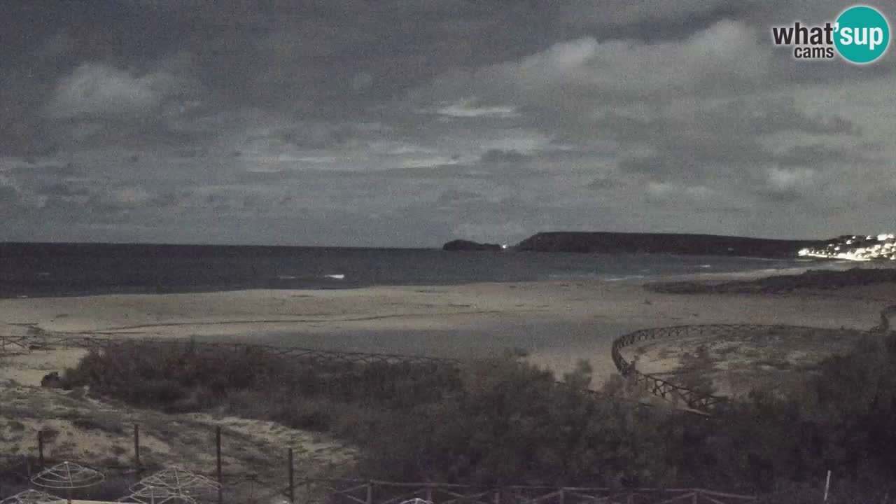 Cámara web Torre dei Corsari – Vista en directo de la playa desde Punta Usai