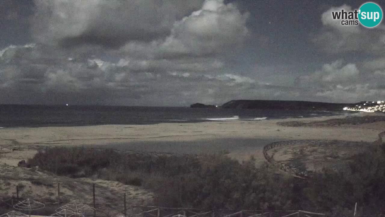 Cámara web Torre dei Corsari – Vista en directo de la playa desde Punta Usai