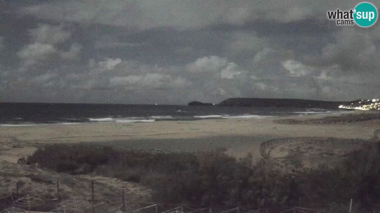 Cámara web Torre dei Corsari – Vista en directo de la playa desde Punta Usai