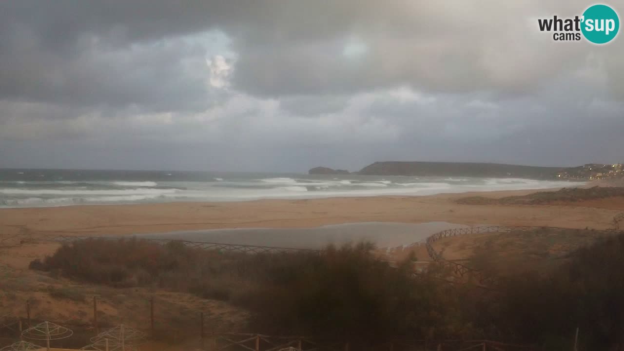 Cámara web Torre dei Corsari – Vista en directo de la playa desde Punta Usai
