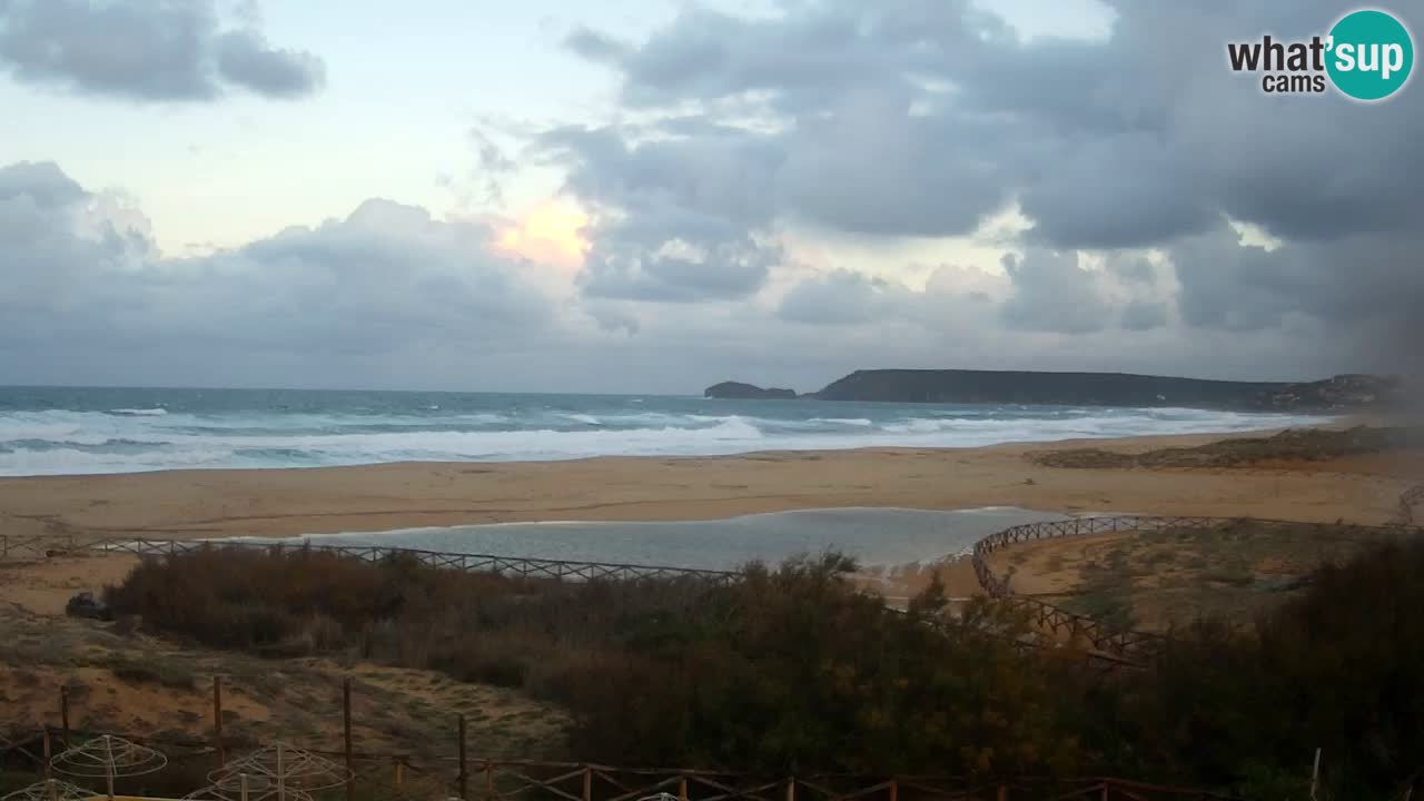 Cámara web Torre dei Corsari – Vista en directo de la playa desde Punta Usai