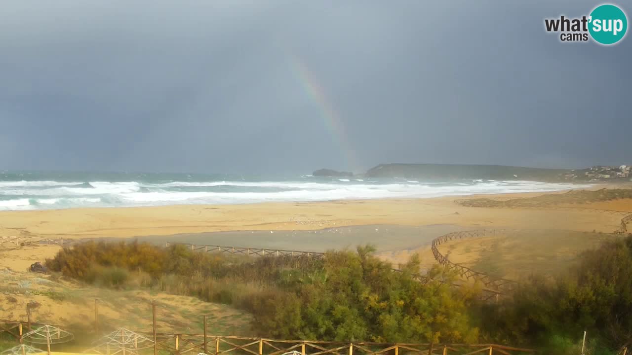 Webcam Torre dei Corsari – Liveblick auf den Strand von Punta Usai