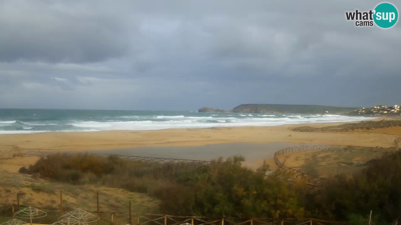 Web kamera Torre dei Corsari – Pogled uživo na plažu s Punta Usai