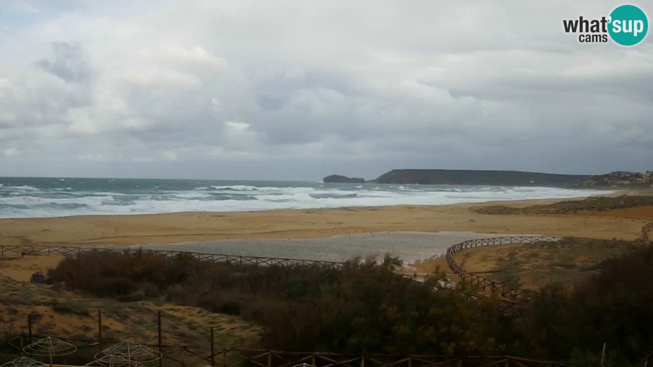 Cámara web Torre dei Corsari – Vista en directo de la playa desde Punta Usai