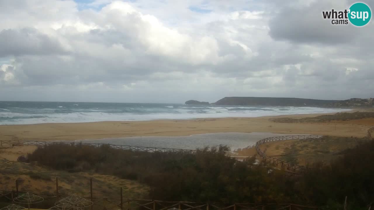 Webcam Torre dei Corsari – Vista live sulla spiaggia da Punta Usai