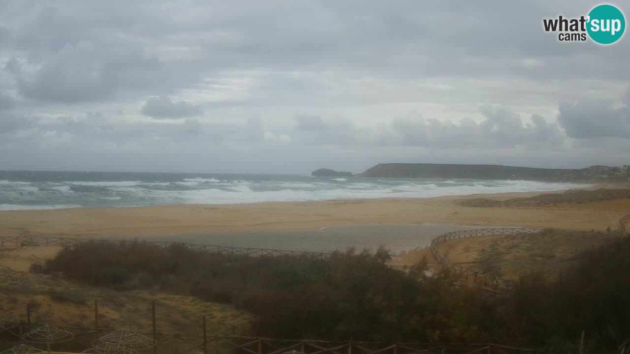 Webcam Torre dei Corsari – Vue en direct sur la plage depuis Punta Usai