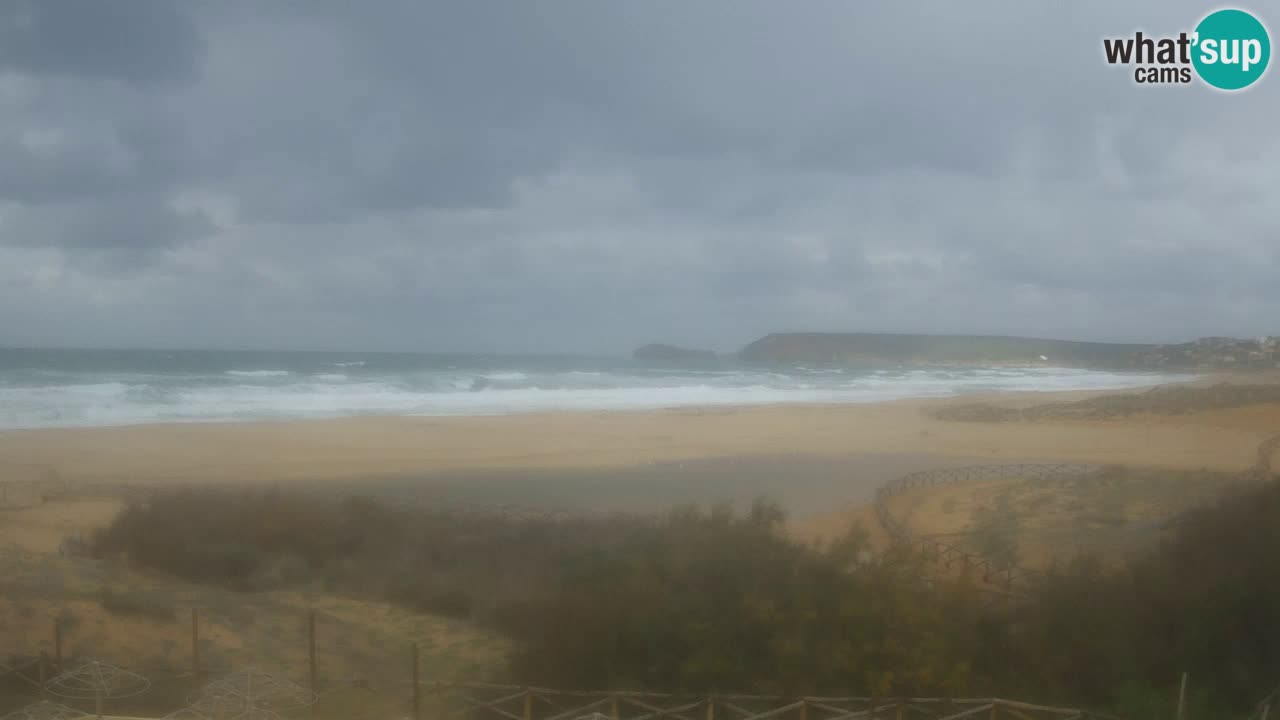 Webcam Torre dei Corsari – Vue en direct sur la plage depuis Punta Usai