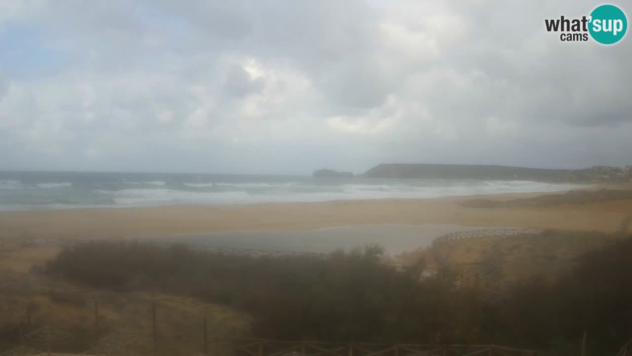 Web kamera Torre dei Corsari – Pogled uživo na plažu s Punta Usai