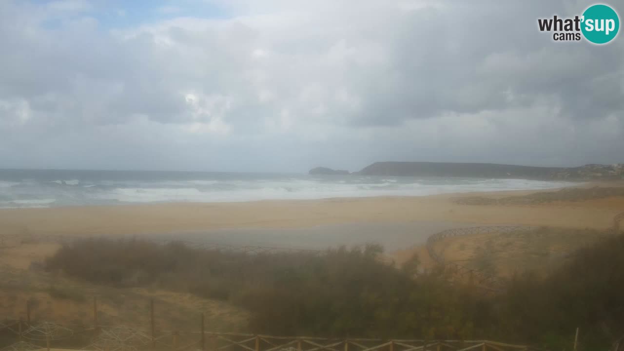 Spletna kamera Torre dei Corsari – Pogled v živo na plažo s Punta Usai