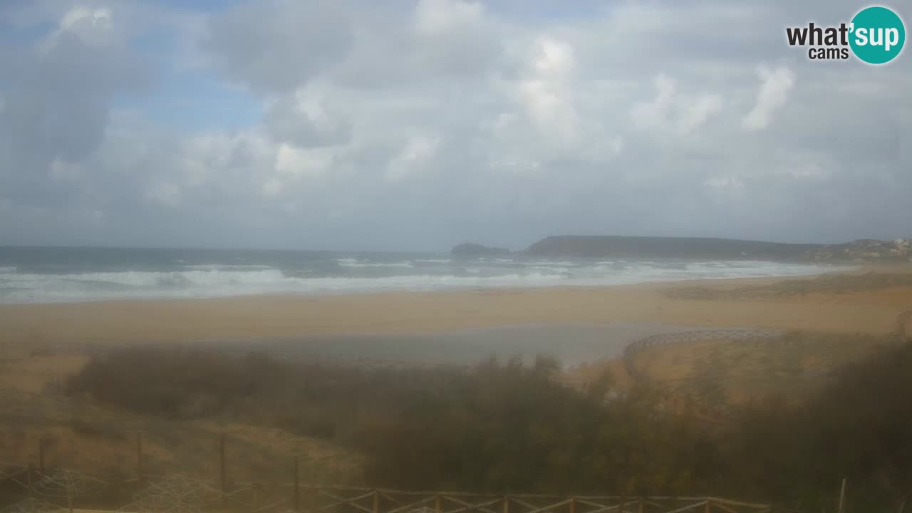 Webcam Torre dei Corsari – Liveblick auf den Strand von Punta Usai