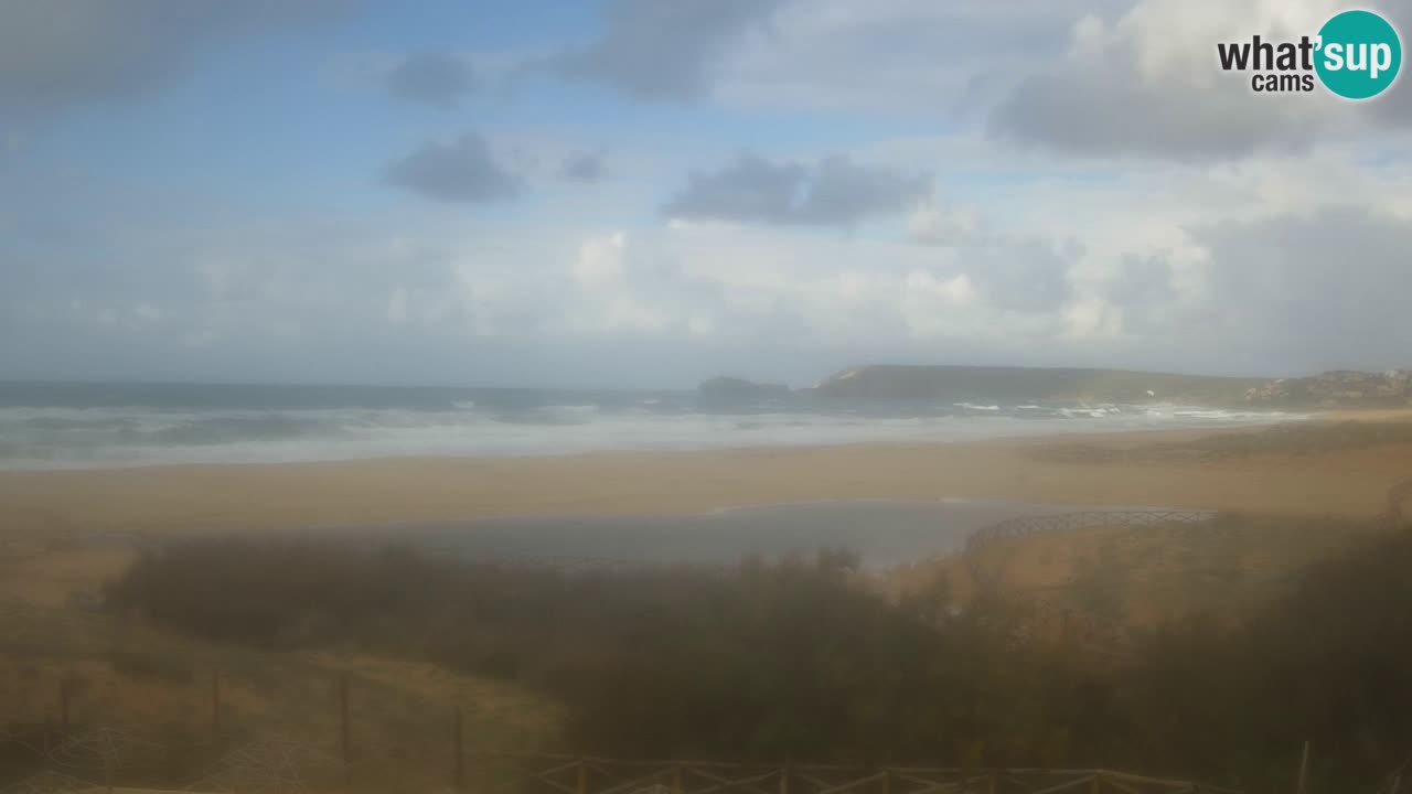Webcam Torre dei Corsari – Liveblick auf den Strand von Punta Usai