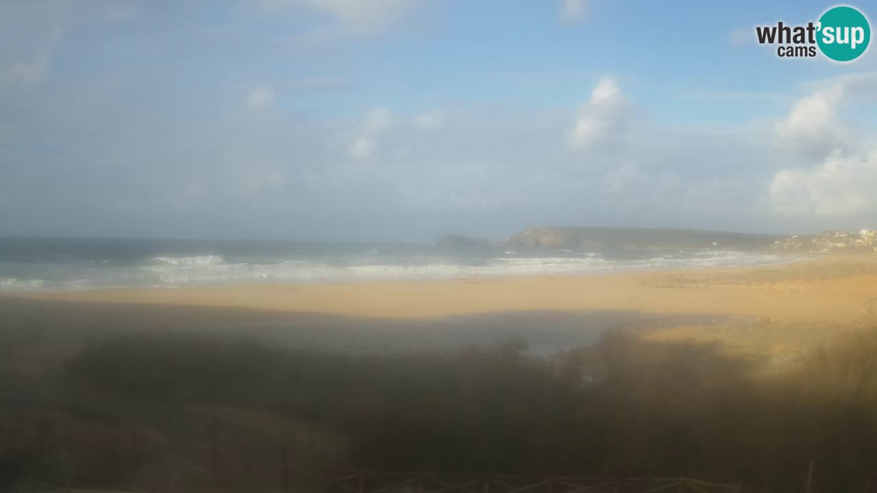 Webcam Torre dei Corsari – Liveblick auf den Strand von Punta Usai
