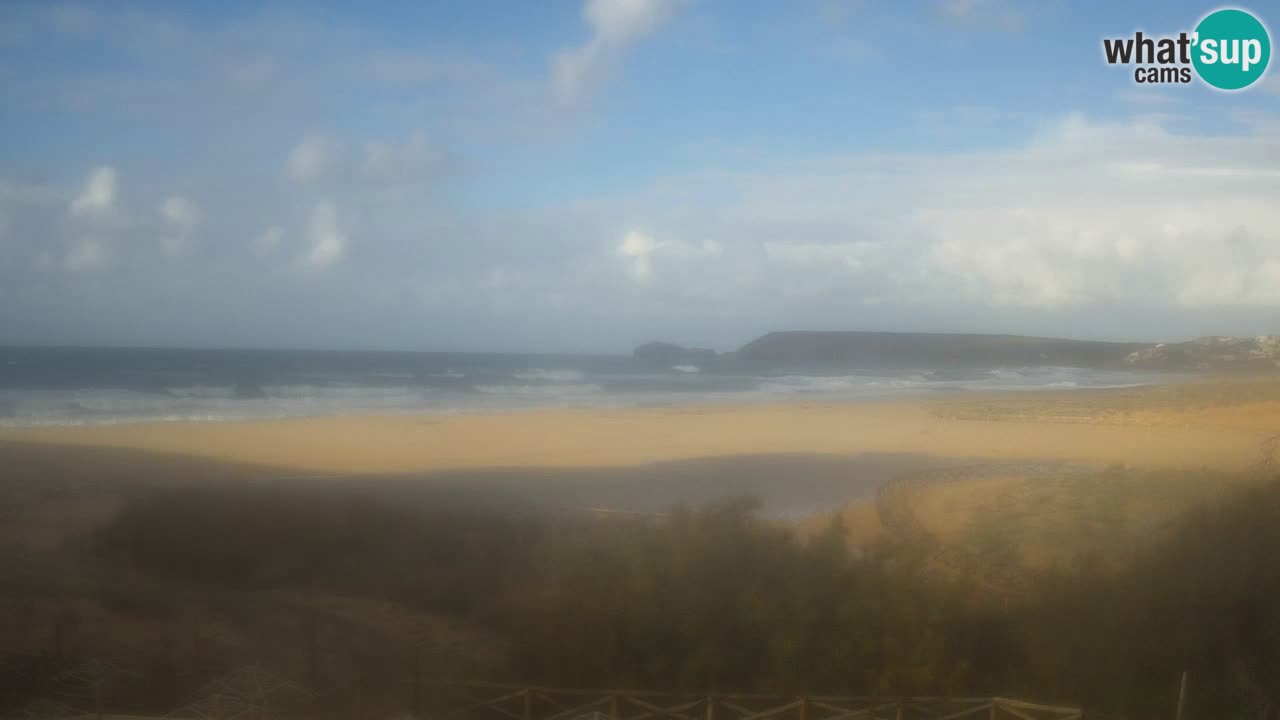 Webcam Torre dei Corsari – Live Beach View from Punta Usai