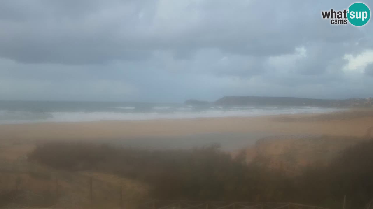 Webcam Torre dei Corsari – Vista live sulla spiaggia da Punta Usai