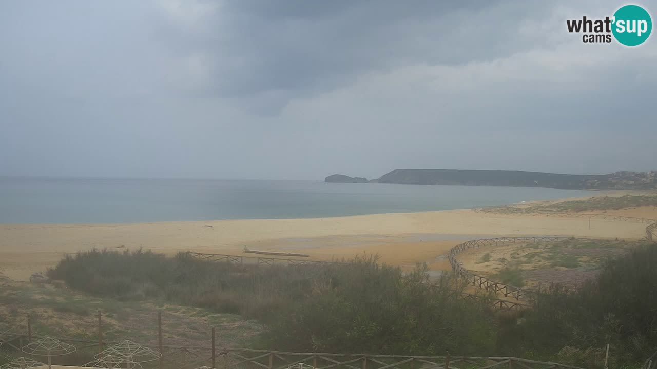 Cámara web Torre dei Corsari – Vista en directo de la playa desde Punta Usai