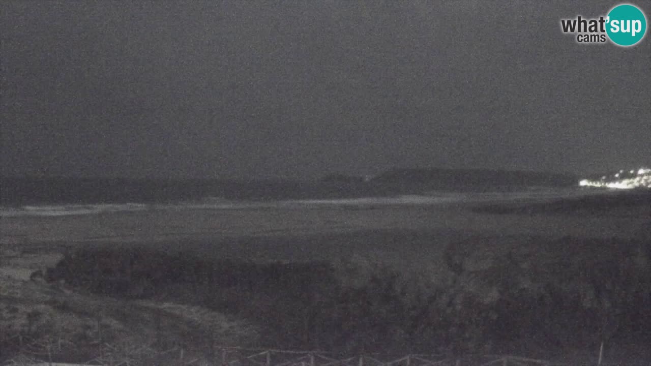 Cámara web Torre dei Corsari – Vista en directo de la playa desde Punta Usai